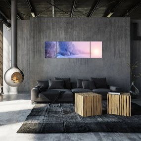 Obraz - Zamarznięta rzeka (170x50 cm)