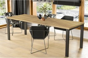 Stół rozkładany GARANT 130(220)x80 dąb natura