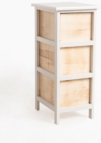 Meble pomocnicze Cloak Biae Wski 3 szuflady