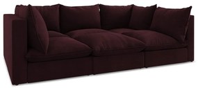 Bordowa sofa 255 cm Manao – Makamii