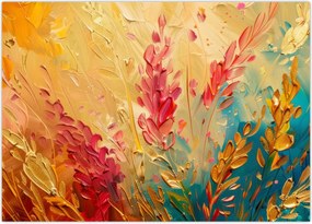 Obraz na szkle - Malowanie pola (70x50 cm)