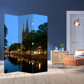 Parawan - Historyczne miasto nocą (126x170 cm)