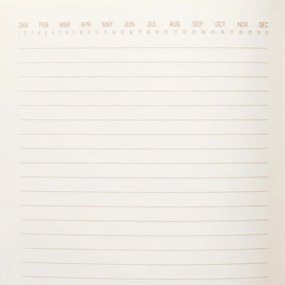 Kalendarz niedatowany w formacie A5 192 str. Bright Terra Cotta – DesignWorks Ink