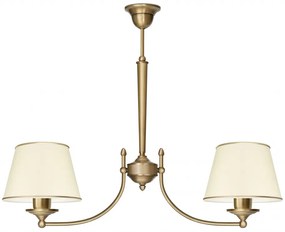 Mosiężny żyrandol dwuramienny YA-S2A