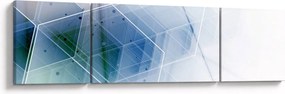 Obraz - Kształty geometryczne (170x50 cm)