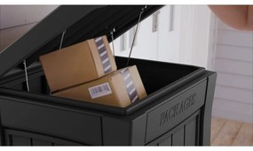 Ciemnoszara skrzynia ogrodowa Parcel – Keter