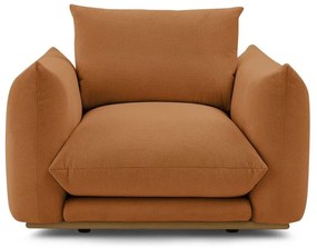 Pomarańczowy fotel Ernest – Bobochic Paris