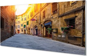 Panel szklany do Kuchni Malownicza Włoska Uliczka