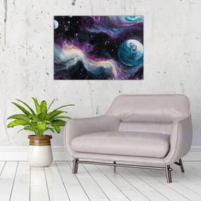 Obraz - Malowany wszechświat (70x50 cm)