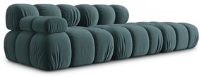 Morska aksamitna sofa 282 cm Bellis – Micadoni Home