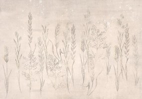 Fototapeta - Trawy łąkowe z kreskówek (196x136 cm)
