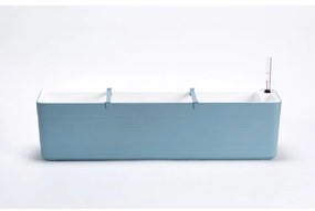 Plastia Skrzynka samonawadniająca Berberis 80, szaro-niebieski + biały, 80 cm