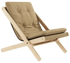 Fotel rozkładany Karup Design Boogie Raw/Wheat Beige