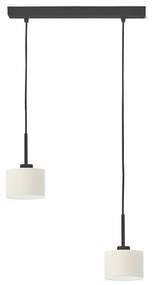 Regulowana okrągła lampa wisząca na czarnym stelażu - M3-W70