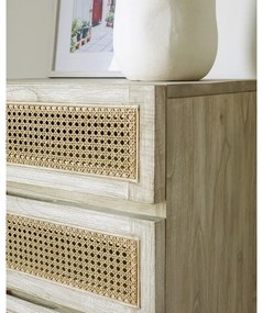 Komoda z 5 szufladami z drewna Mindi Kave Home Rexit