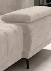 Narożnik FOCUS XL z elektryczną regulacją siedziska Lewostronny w tkaninie w tkaninie SALVADOR 02 WERSAL