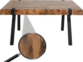 Stół do jadalni MCW-L54,  ciemny dziki dąb