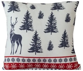 Poszewka na poduszkę z mikrofibry TWINKLE CHRISTMAS 45x45 cm, kolorowy