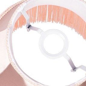 Abażur z tkaniny różowy 30 cm - Granny