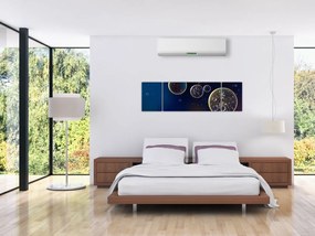 Obraz bąbelków (170x50 cm)