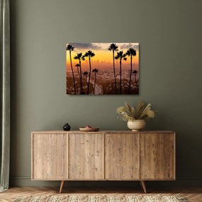 Obraz na szkle - Panorama Los Angeles (70x50 cm)
