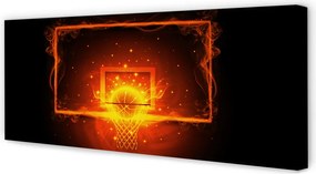 Obraz drukowany na płótnie Dynamiczny Rzut Do Kosza