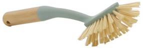 Szczotka do zmywania z uchwytem bambusowym, 28 x 7 x 6 cm