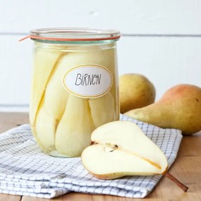 Weck 6-częściowy zestaw słoików do wekowania Tulpe1062 ml z akcesoriami, średnica 100 mm
