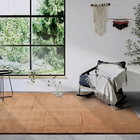 Brązowy wełniany dywan tkany ręcznie 190x280 cm Charlotte – Villeroy&amp;Boch