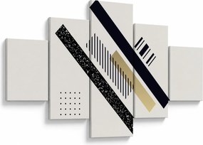 Obraz - Kształty geometryczne N⁰5 (125x70 cm)