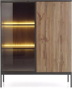 Nowoczesna witryna Shark LED frezowany front 104cm