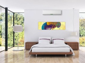 Obraz - Drzewa na wzgórzu (170x50 cm)