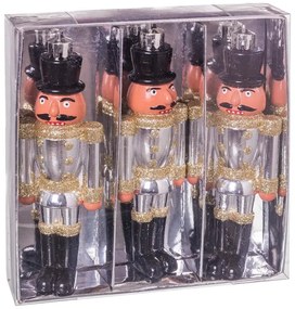 Ozdoby świąteczne zestaw 3 szt. Soldier – Casa Selección