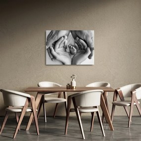 Obraz na szkle - Noworodek (70x50 cm)