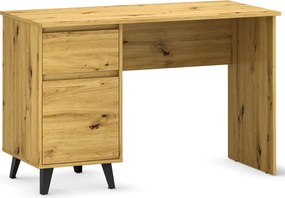 Skandynawskie biurko z szafką dąb artisan A7-P93