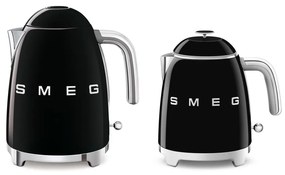 Czarny czajnik elektryczny ze stali nierdzewnej 800 ml Retro Style – SMEG