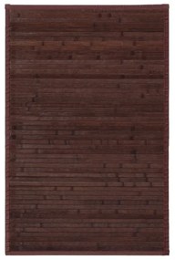 Ciemnobrązowy bambusowy dywan 60x90 cm – Casa Selección