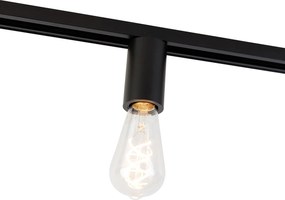 Oprawa E27 z zawieszeniem szynowym do szyny jednofazowej czarna - Jeana