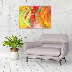 Obraz abstrakcji - malarstwo (70x50 cm)