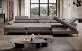 Narożnik EMPOLI XL w układzie U Lewostronny z funkcją spania Lewostronny w ktaninie AUSTIN 03 WERSAL