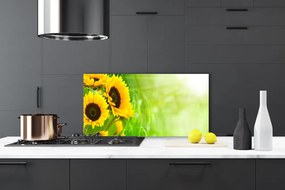 Panel Kuchenny Złociste Słoneczniki Pod Niebem