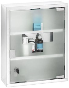 Apteczka MEDICINE CHEST zamykana na kluczyk - 30 x 12 x 40 cm, WENKO