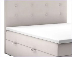 Podwójne łóżko boxspring Claro 160x200 czarny