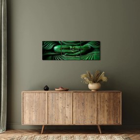 Obraz - Ręka Buddy (z zegarem) (90x30 cm)