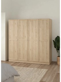 Szafa w dekorze dębu 195,5x200 cm Billund – Tvilum