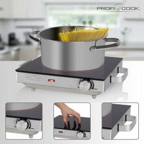ProfiCook EKP 1210 kuchenka jednopłytowa szkło-ceramika