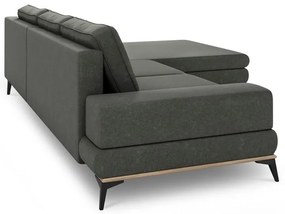 Ciemnoszary rozkładany narożnik Windsor &amp; Co Sofas Planet, prawostronny