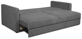 Szara sofa rozkładana 218 cm Resmo – Scandic