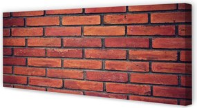 Obraz drukowany na płótnie Mieszany Mur Ceglano-Kamienny