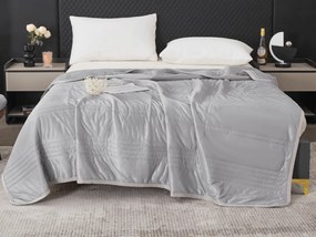 Chłodząca letnia kołdra CELIA, szara Rozmiar: 200 x 220 cm